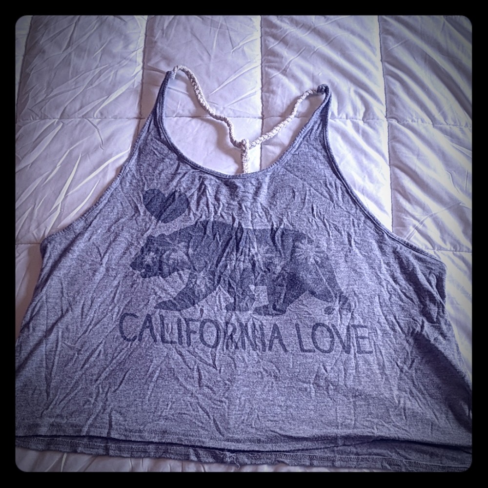 Braided tank crop top